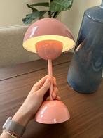 Roze flowerpot metalen staande lamp, draadloos & dimbaar, Huis en Inrichting, Ophalen of Verzenden, Nieuw, 75 cm of meer