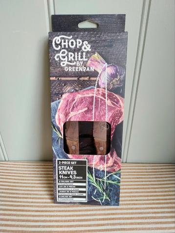 Nieuw! Set 2x steakmes Chop & Grill by Greenpan beschikbaar voor biedingen