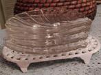 Schelp schaaltjes op pootjes glas, Huis en Inrichting, Keuken | Servies, Ophalen of Verzenden, Overige stijlen, Glas, Schaal of Schalen