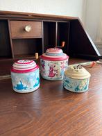 Vintage Metalen Muziekdoosjes - Set van 3, Antiek en Kunst, Ophalen of Verzenden