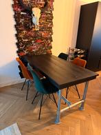 Eettafel en stoelen, Huis en Inrichting, Tafels | Eettafels, Ophalen, Zo goed als nieuw