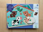 Djeco houten geluiden puzzel, Ophalen of Verzenden, Gebruikt