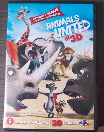 Animals United In 3D Met 2 3D BRILLEN  beschikbaar voor biedingen