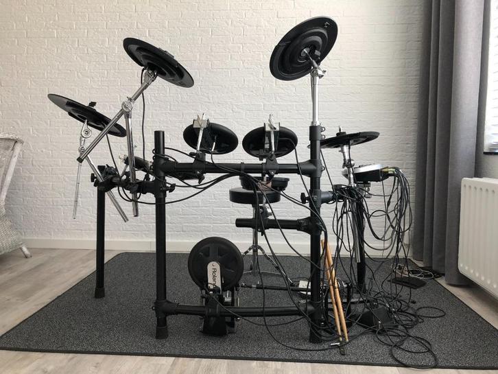 roland drumstel, Muziek en Instrumenten, Drumstellen en Slagwerk, Gebruikt, Roland, Elektronisch, Ophalen