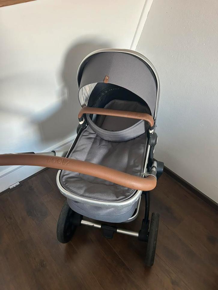 Joolz Day³ kinderwagen – complete set, Kinderen en Baby's, Kinderwagens en Combinaties, Zo goed als nieuw, Overige merken, Verstelbare duwstang