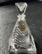 Mini karaf Bari loodkristal 24% - puntgaaf 7,5 x 12,5 cm, Ophalen of Verzenden, Nieuw, Kristal, Overige typen