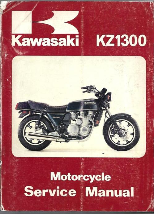 Kawasaki KZ1300 Service Manual (4918z) motor, Motoren, Handleidingen en Instructieboekjes, Kawasaki, Ophalen of Verzenden