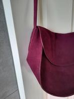 ZGAN BURGUNDY bordeaux rode handtas, Ophalen of Verzenden, Zo goed als nieuw, Handtas