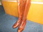 Ambachtelijke cognac Italiaanse Maripé laarzen, maat 39, Kleding | Dames, Schoenen, Hoge laarzen, Bruin, Ophalen of Verzenden