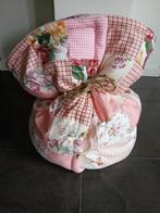 Hooimadam - Handgemaakt - Roze patchwork, Huis en Inrichting, Keuken | Textiel, Ophalen of Verzenden, Nieuw