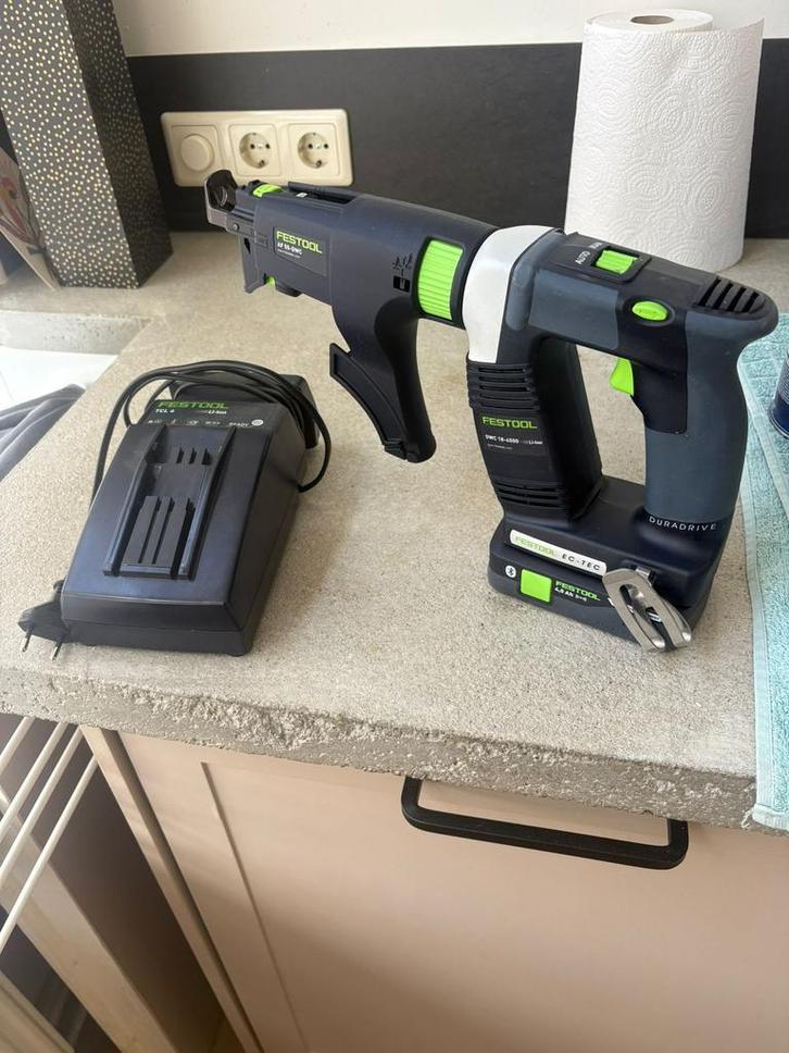 Festool DWC 18-4500 + accu & lader Schroefmachine, Doe-het-zelf en Verbouw, Gereedschap | Handgereedschap, Zo goed als nieuw, Ophalen of Verzenden