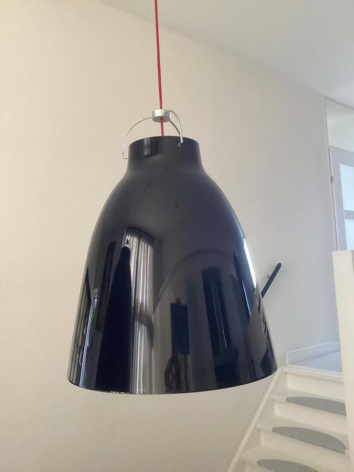 2 lampen de Caravaggio P4 (per st te koop)., Huis en Inrichting, Lampen | Hanglampen, Zo goed als nieuw, 50 tot 75 cm, Metaal