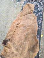 Leren jas met capuchon, Bruin, Maat 42/44 (L), Ophalen of Verzenden, Onbekend