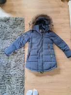 Superdry premium dons parka, Kleding | Dames, Jassen | Winter, Blauw, Maat 42/44 (L), Ophalen of Verzenden, Zo goed als nieuw