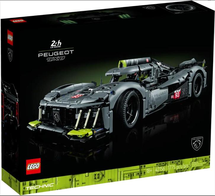 LEGO 42156 - PEUGEOT 9X8 24H Le Mans Hybrid Hypercar, Kinderen en Baby's, Speelgoed | Duplo en Lego, Nieuw, Lego, Complete set