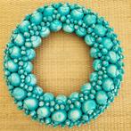 Schelpenkrans in turquoise, Ophalen of Verzenden, Nieuw