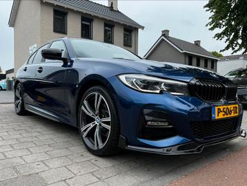 BMW 3-Serie 320i M-Sport 184pk Aut 2019 Blauw beschikbaar voor biedingen