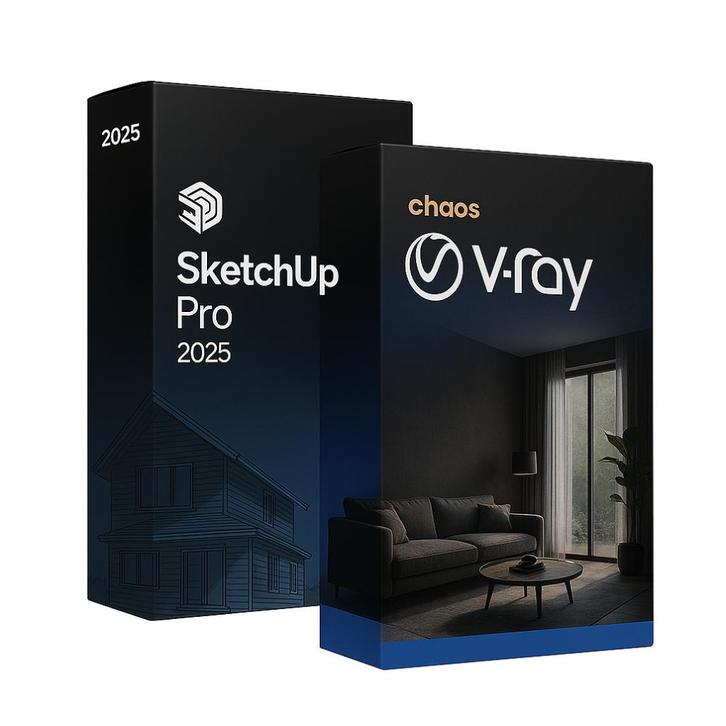 SketchUp Pro 2025 + VRAY 7, Computers en Software, Educatie- en Cursussoftware, Nieuw, Windows, Ophalen
