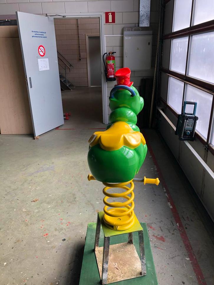 Unieke vintage veerwip, gereviseerd!, Kinderen en Baby's, Speelgoed | Buiten | Speeltoestellen, Zo goed als nieuw, Overige typen