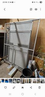 Voliere paneel, Dieren en Toebehoren, Vogels | Hokken en Kooien, Ophalen, Zo goed als nieuw, Aluminium, Volière