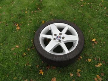 saab 9-3, 9-5  alu  36    zomerbanden 17 inch beschikbaar voor biedingen