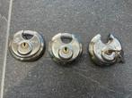 3 x discus slot stainless steel gelijksluitend 2 sleutels, Ophalen, Nieuw, Overige typen