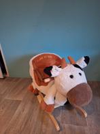 BabyGo hobbel koe met geluid en riem, Ophalen, Zo goed als nieuw
