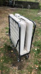 Opklapbed, Huis en Inrichting, Slaapkamer | Bedden, Eenpersoons, Zo goed als nieuw, 80 cm, Metaal