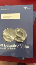 5 euro 2006 proof zilver belastingdienst, Ophalen of Verzenden, Koningin Beatrix, Euro's, Zilver
