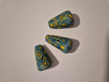 Vintage millefiori kralen beschikbaar voor biedingen