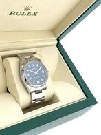 Rolex Oyster Perpetual 114200 Staal Blue Baton Arabic Dial, Staal, Zwitserland, Zwitserland, Rolex