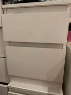 2 Nachtkastjes met Lades, Gebruikt, Ophalen of Verzenden, Minder dan 100 cm, 25 tot 50 cm