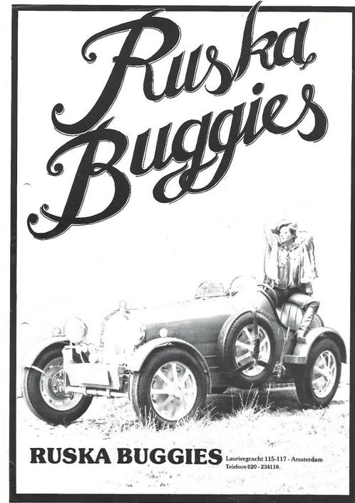 Ruska Buggies programma folder, Boeken, Auto's | Folders en Tijdschriften, Zo goed als nieuw, Overige merken, Ophalen of Verzenden