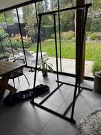 ZEUZ pull up bar rack zgan, Sport en Fitness, Fitnessapparatuur, Ophalen, Zo goed als nieuw, Metaal, Krachtstation