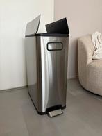 EKO Ecofly Pedaalemmer 2x20L - 40 Liter RVS, Ophalen, Met pedaal, 40 liter of meer, Zo goed als nieuw