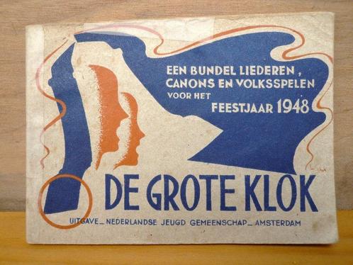 Liedboekje De grote klok (1948), Boeken, Muziek, Gelezen, Overige onderwerpen, Ophalen of Verzenden