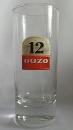 026- Ouzo 12 glas met huisjes in logo, Verzamelen, Ophalen of Verzenden, Nieuw, Overige typen