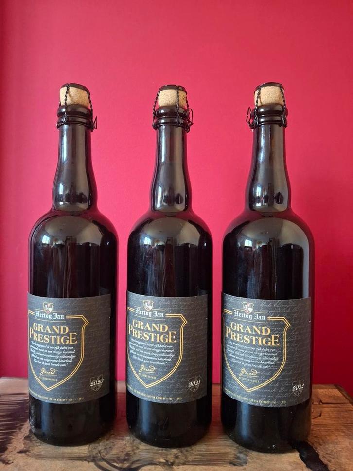 Hertog Jan Grand Prestige 2020 - 2021 - 2022, Verzamelen, Biermerken, Nieuw, Flesje(s), Hertog Jan, Ophalen of Verzenden