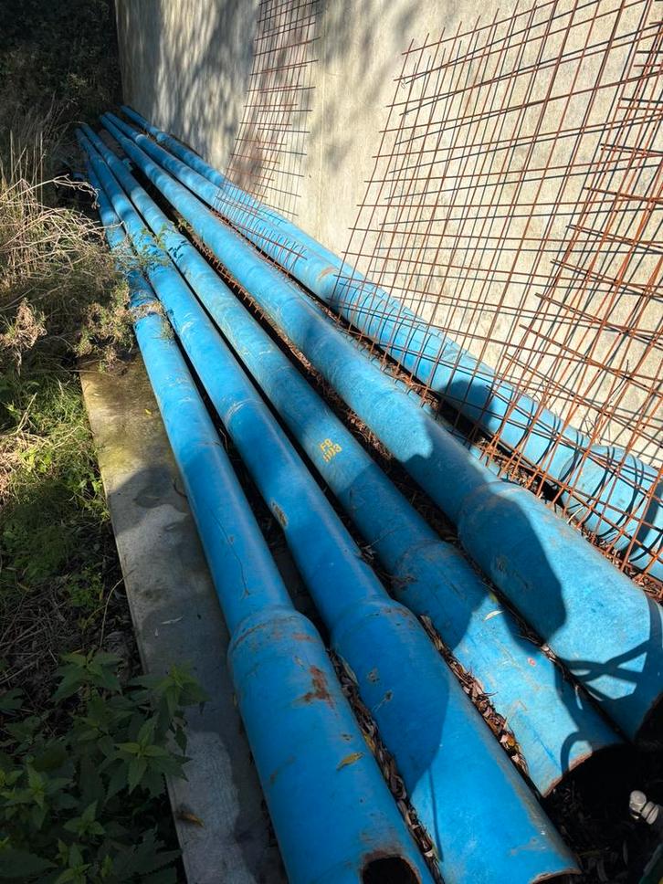 Lantaarnpaal lichtmast staal, Tuin en Terras, Buitenverlichting, Gebruikt, Overige typen, 50 tot 250 watt, Netvoeding, Ophalen