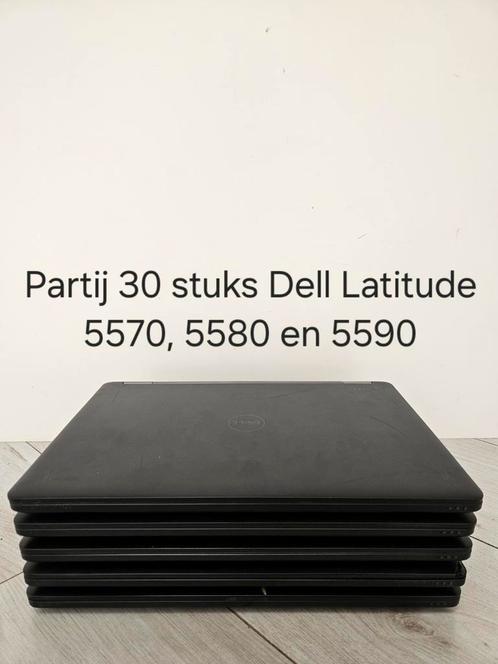 Partij 30 stuks mix Dell latitude laptops 5570, 5580 en 5590, Computers en Software, Windows Laptops, Gebruikt, 15 inch, SSD, 3 tot 4 Ghz