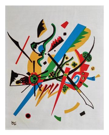 Wassily Kandinsky - Untitled - ArtPrint op Canvasdoek beschikbaar voor biedingen