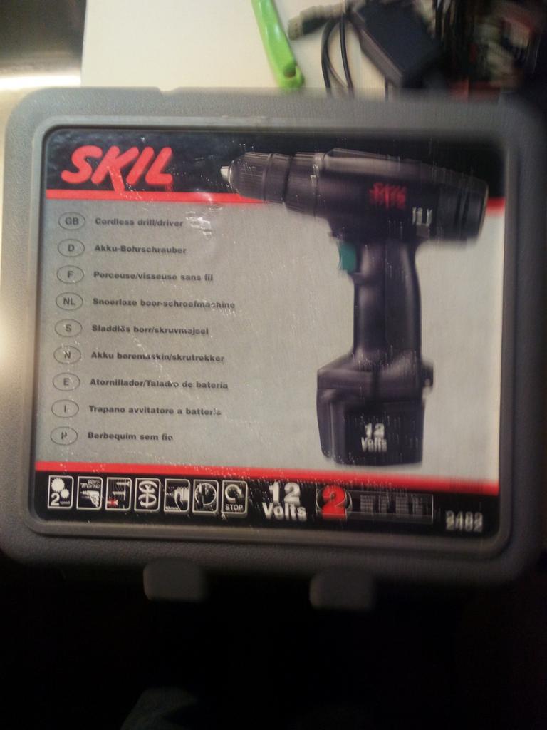 Skil 12 V boomachine in kunstof koffer, Ophalen, Boor- en Schroefmachine