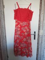 Rode galajurk/feestjurk open schouder kant 42 BPC Selection, Kleding | Dames, Gelegenheidskleding, Galajurk, Maat 42/44 (L), Ophalen of Verzenden