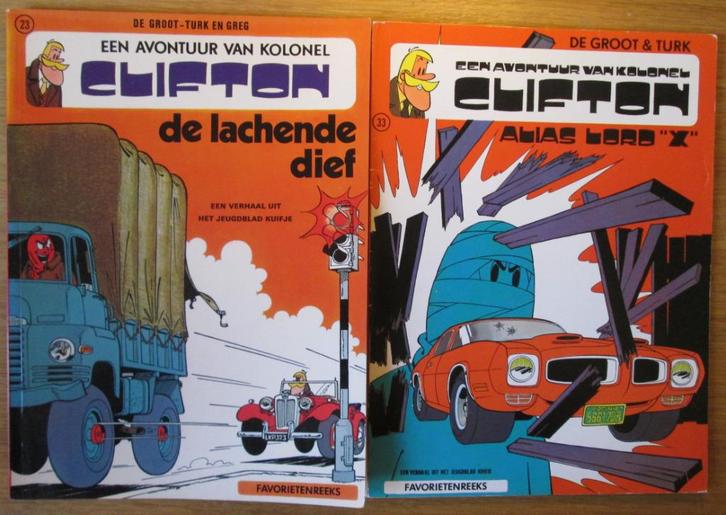 Clifton, Favorietenreeks 23 en 33 (SC), Boeken, Stripboeken, Zo goed als nieuw, Meerdere stripboeken, Ophalen of Verzenden