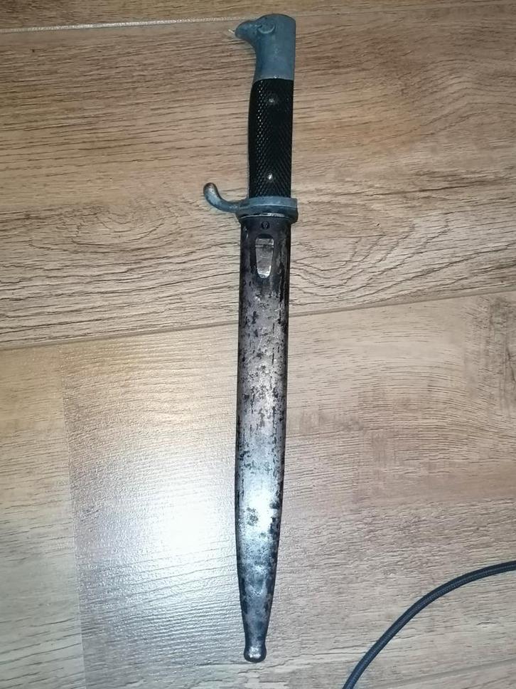 Duitse korte K98 parade bajonet, Verzamelen, Militaria | Tweede Wereldoorlog, Landmacht, Mes of Dolk, Duitsland, Ophalen of Verzenden