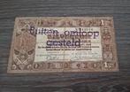 Biljet 1 gulden zilverbon 1938, buiten omloop gesteld, Postzegels en Munten, Bankbiljetten | Nederland, Ophalen of Verzenden, 1 gulden