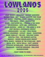 Lowlands weekend camping ticket, Eén persoon