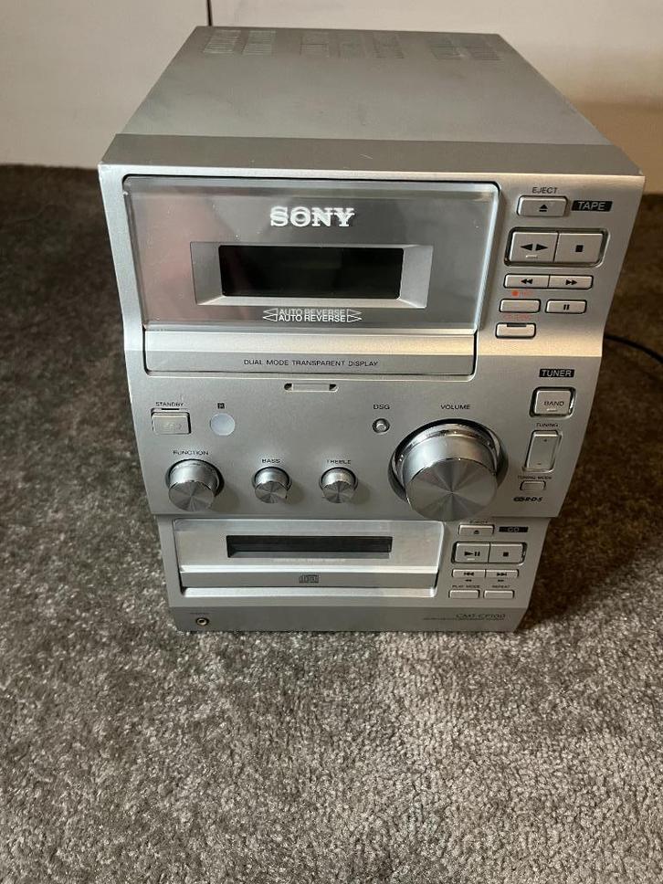 Sony CMT-CP100, Audio, Tv en Foto, Stereo-sets, Zo goed als nieuw, Cassettedeck, Cd-speler, Dvd-speler, Sony, Ophalen of Verzenden