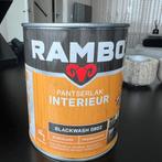 Rambo Pantserlak Blackwash 0802 zijdeglans interieur 750 ml, Zwart, Nieuw, Ophalen of Verzenden, Lak