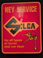 Vintage Licht Reclame Silca Key Service, Ophalen of Verzenden